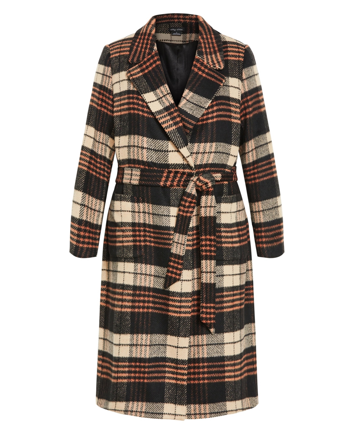 City Chic Plus Size Alani Coat