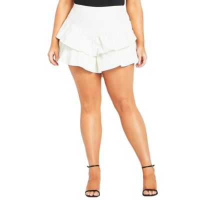 Plus Size Amina Frill Short