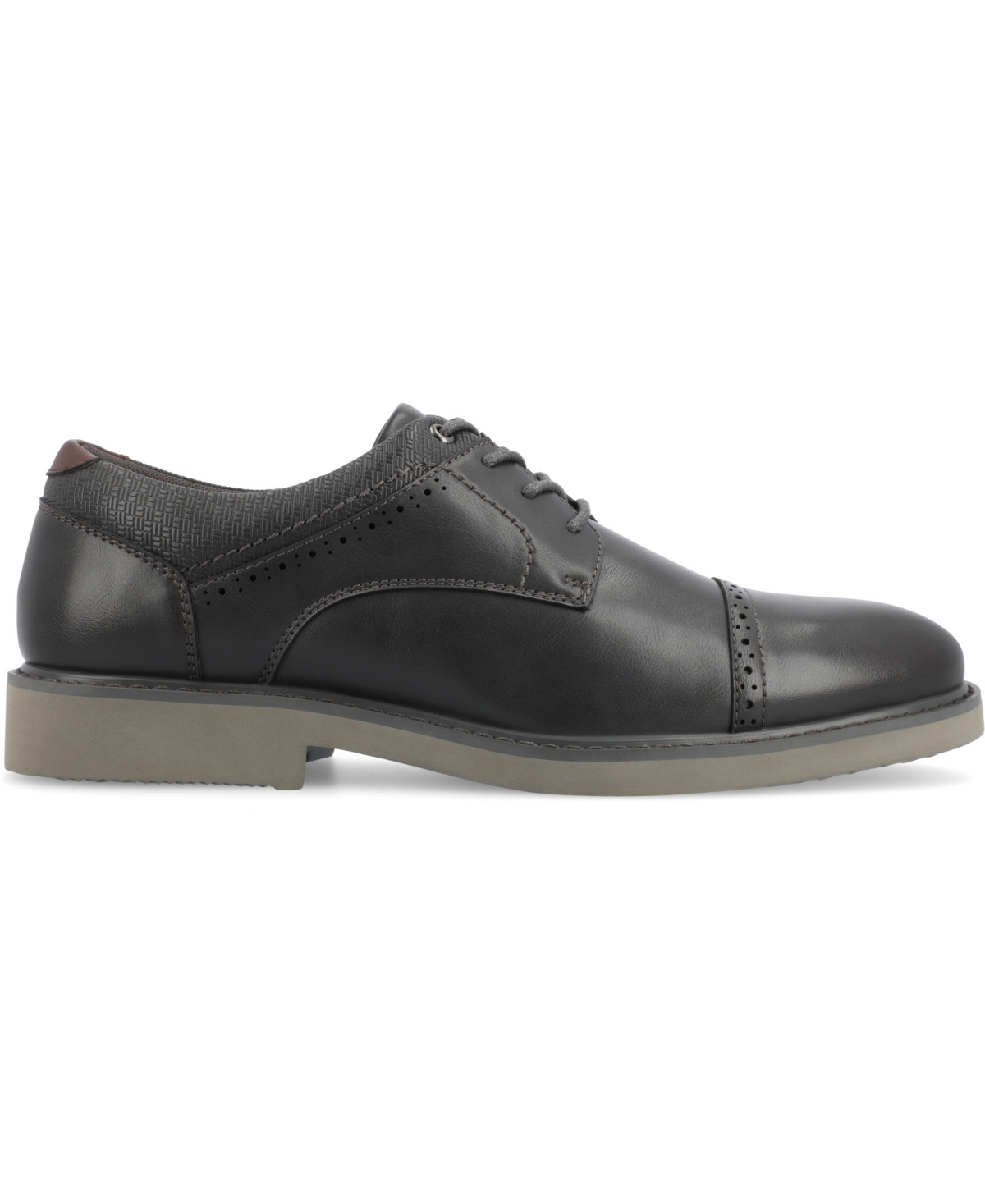 Vance Co. Men's Dexter Tru Comfort Foam Cap Toe Lace-Up Derby Shoes