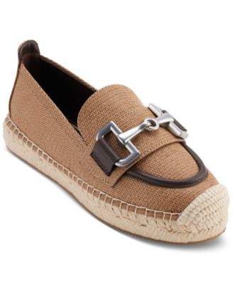 DKNY - Mally Slip On Bit Buckle Espadrille Loafer Flats