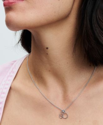 Minnie Mouse Silhouette Collier Necklace