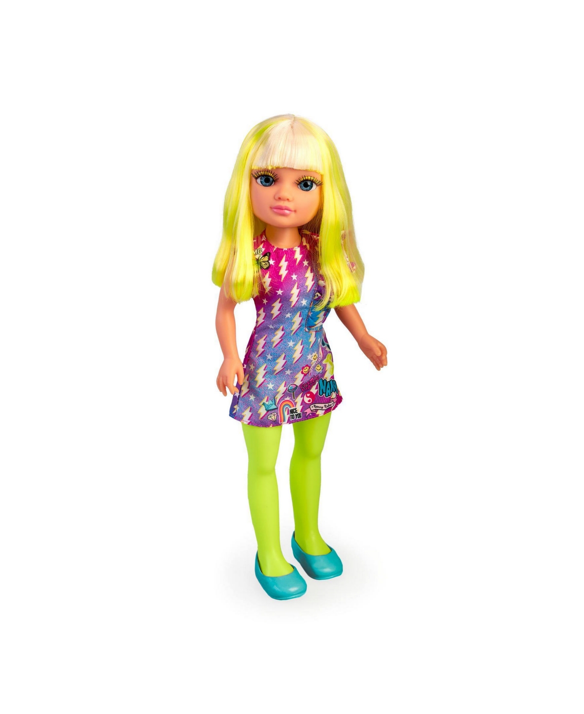 Nancy Neon Fashion Doll With Yellow Hair In Multicolor