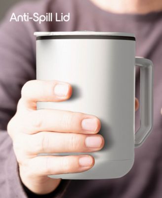 Puree Warming Coffee Mug, 12 oz. Stainless Steel Coffee Mug with Mug Warmer Coaster and Lid&nbsp;