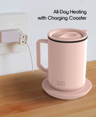 Puree Warming Coffee Mug, 12 oz. Stainless Steel Coffee Mug with Mug Warmer Coaster and Lid&nbsp;