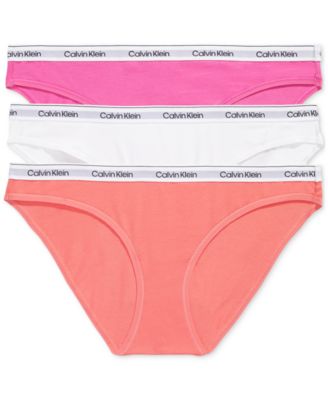 Calvin Klein Women s 3 Pk. Modern Logo Low Rise Bikini Underwear QD5207 Macy s