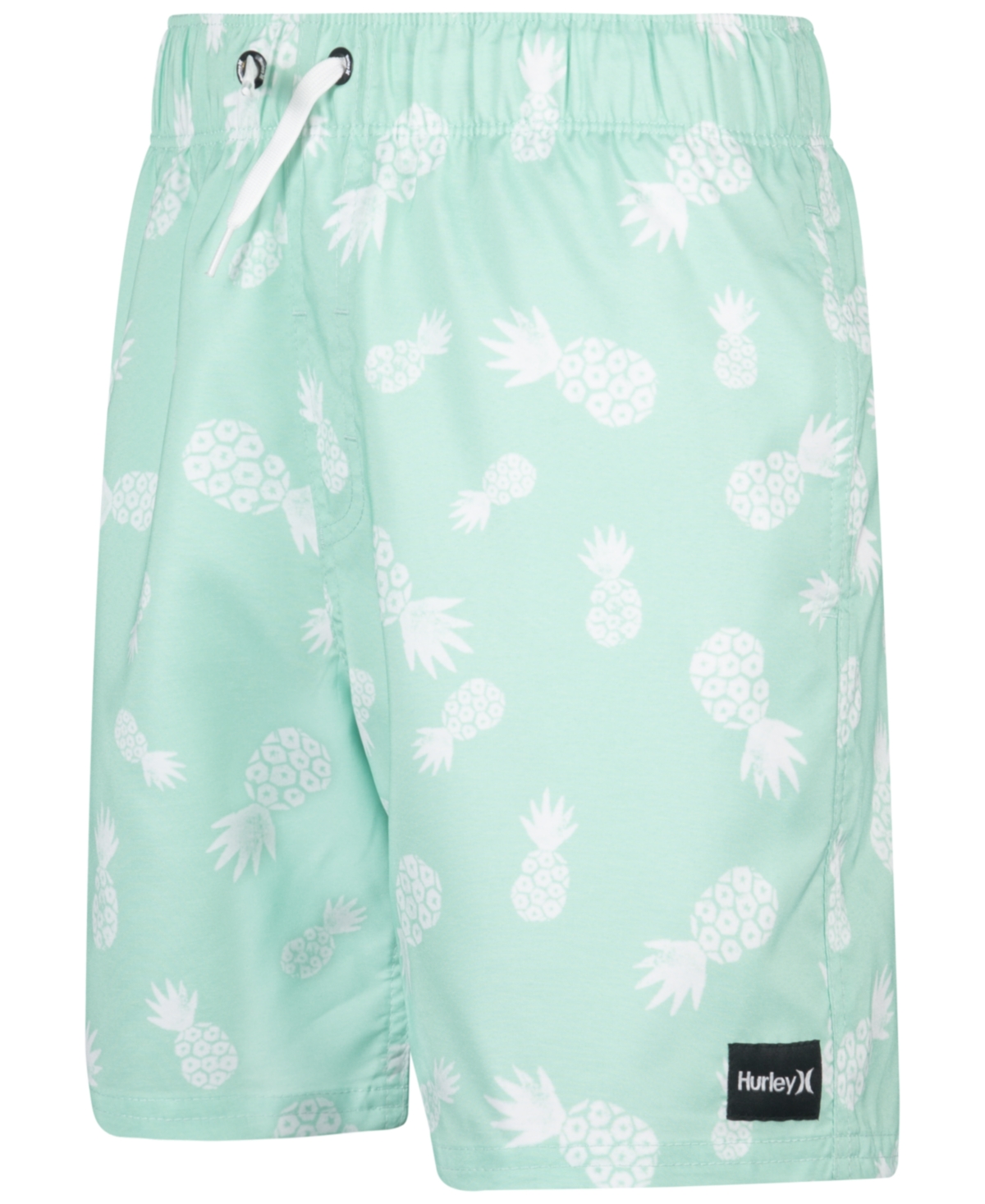 Shop Hurley Big Boys Pool Party Pull-on Swim Shorts In Green Glow