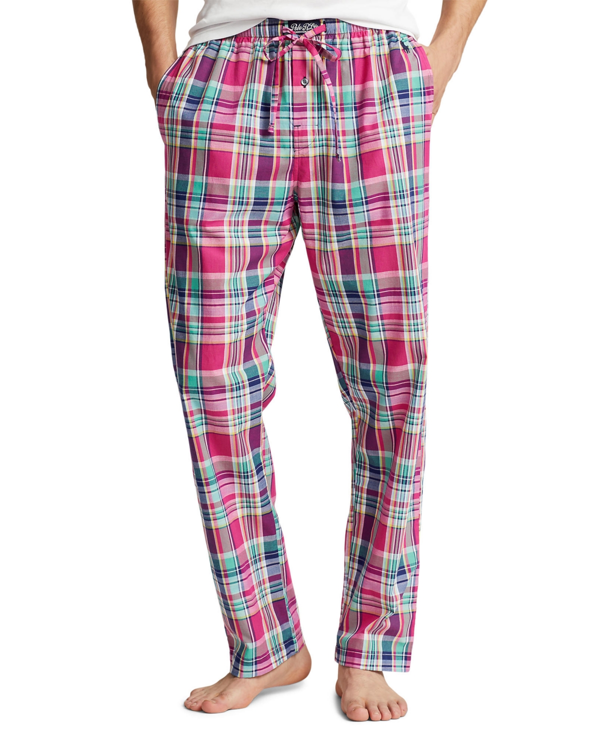Polo Ralph Lauren Men's Printed Woven Pajama Pants In Pink