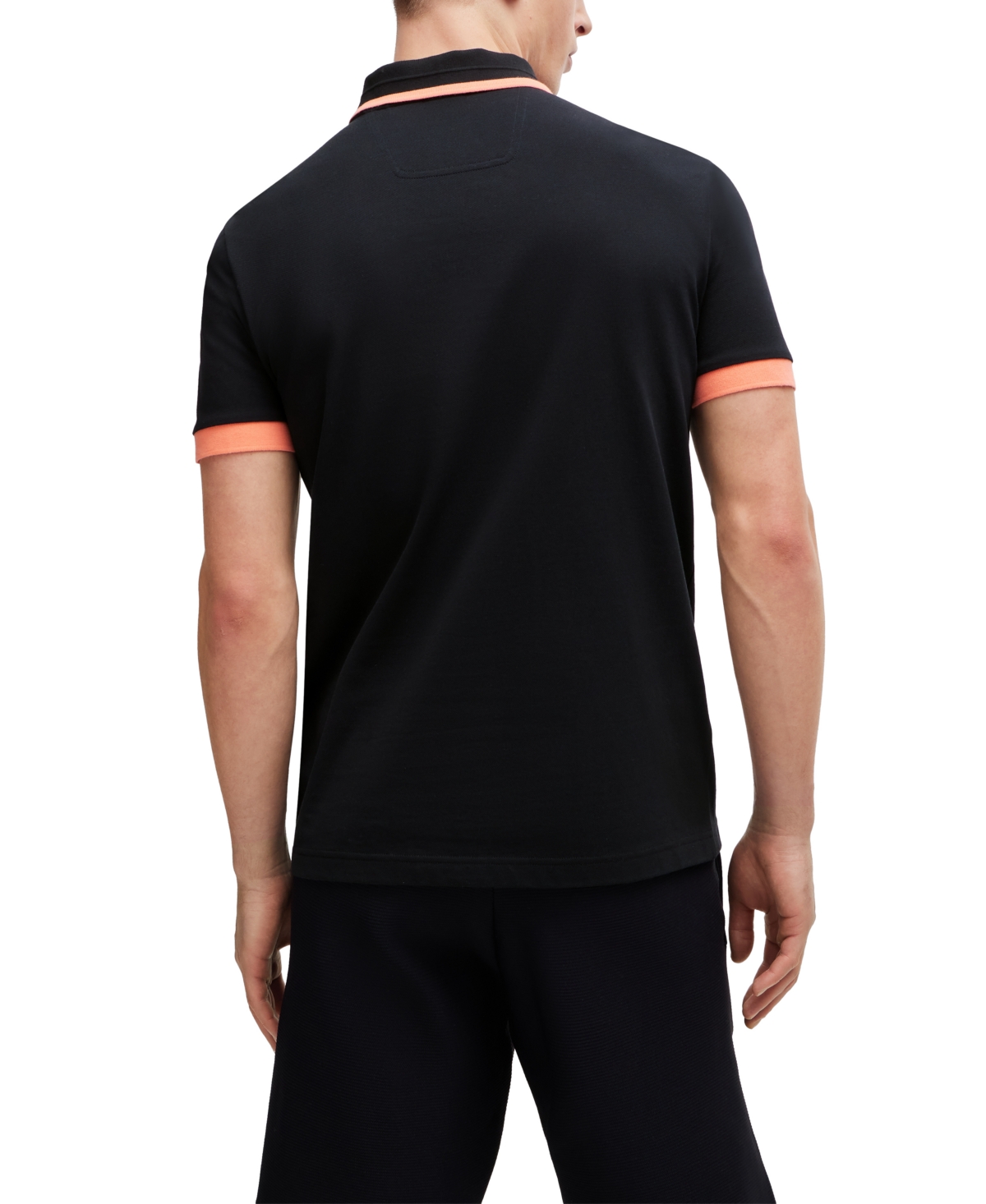 Boss by Hugo Boss Men's Contrast Stripes Polo Shirt