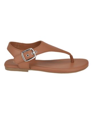 Women's Moraca Buckle T-Strap Flat Sandals