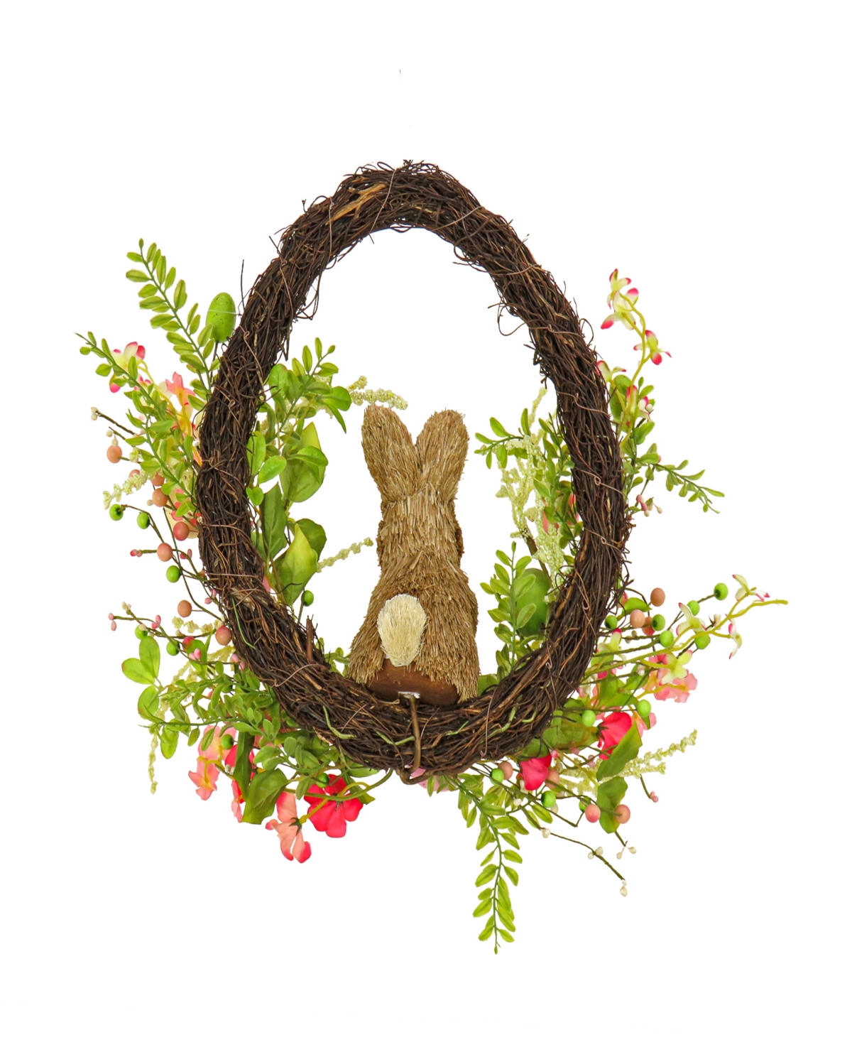 National Tree Company Bunny with Easter Eggs Wreath