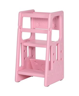 Toddler Tower with Adjustable Height, Toddler Step Stool, Pink