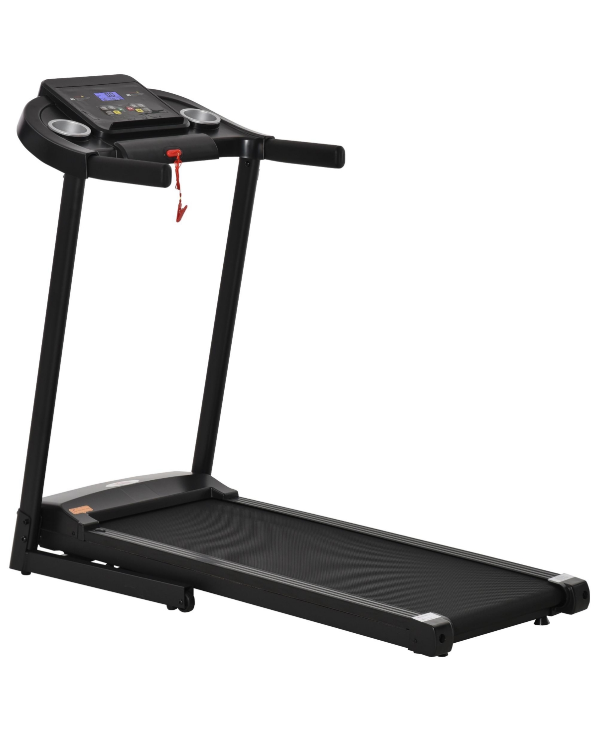 Folding Treadmill 1.5HP 7.45 Mph Max Speed Electric Motorized Running Jogging Walking Machine w/ 12 Preset Programs and Led Display for Home G
