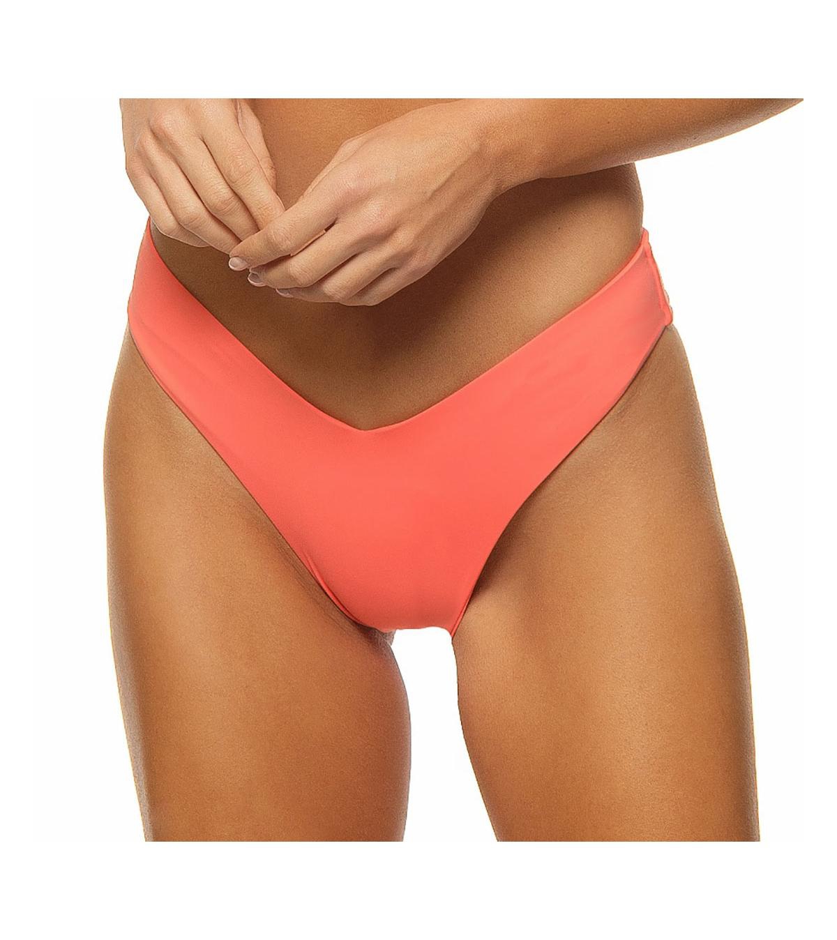 Women's V Front Classic Bikini Bottom - Paprika