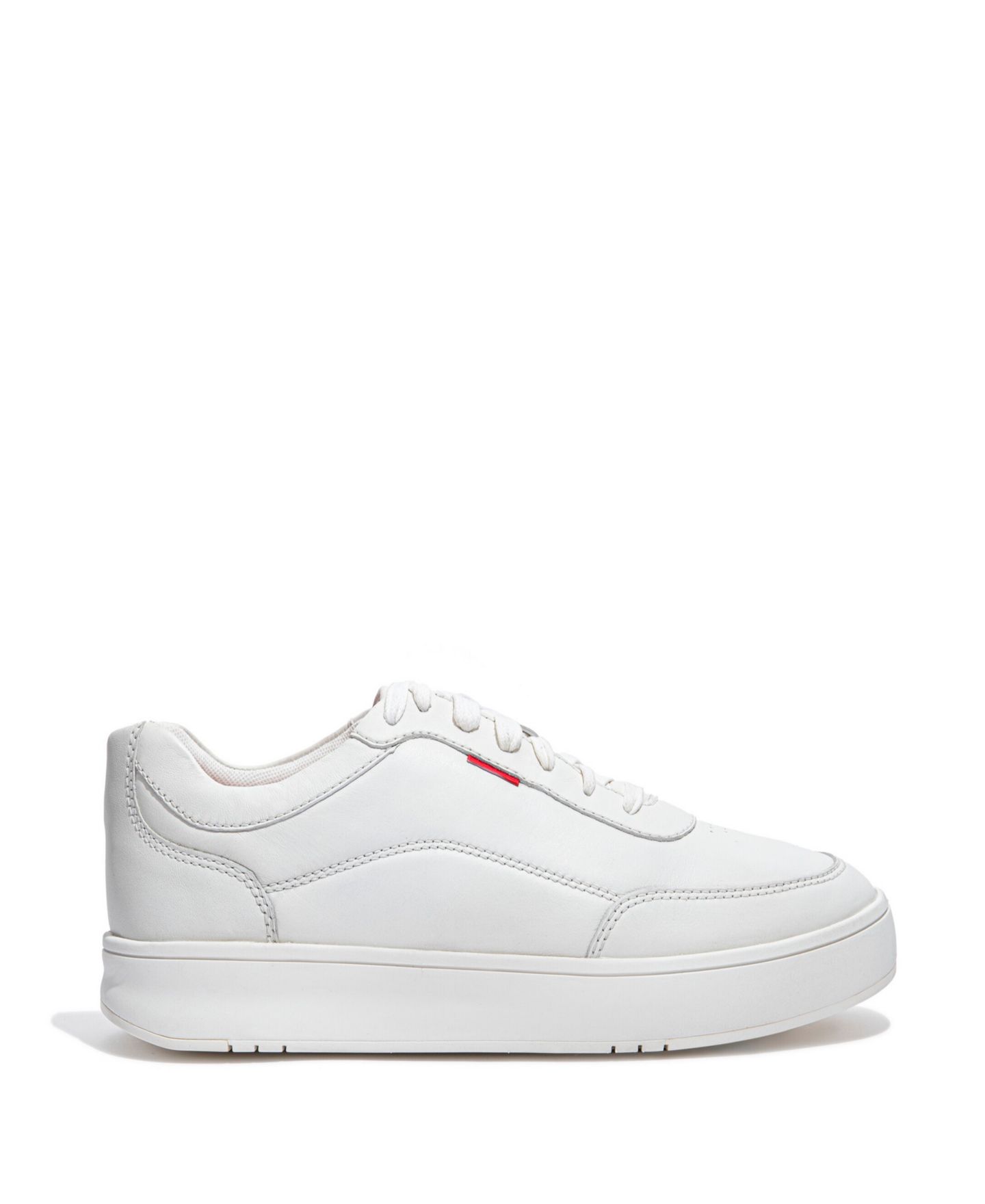 Мужские кроссовки FitFlop Rally x Leather, цвет: Белый — фото 5