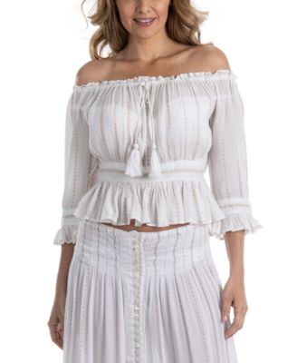 Dotti - Women's Cotton Swim Cover-Up Top