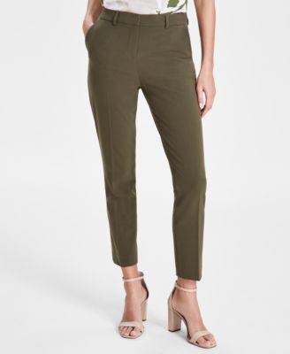 Tahari ASL - Women's Classic Mid-Rise Straight-Leg Pants
