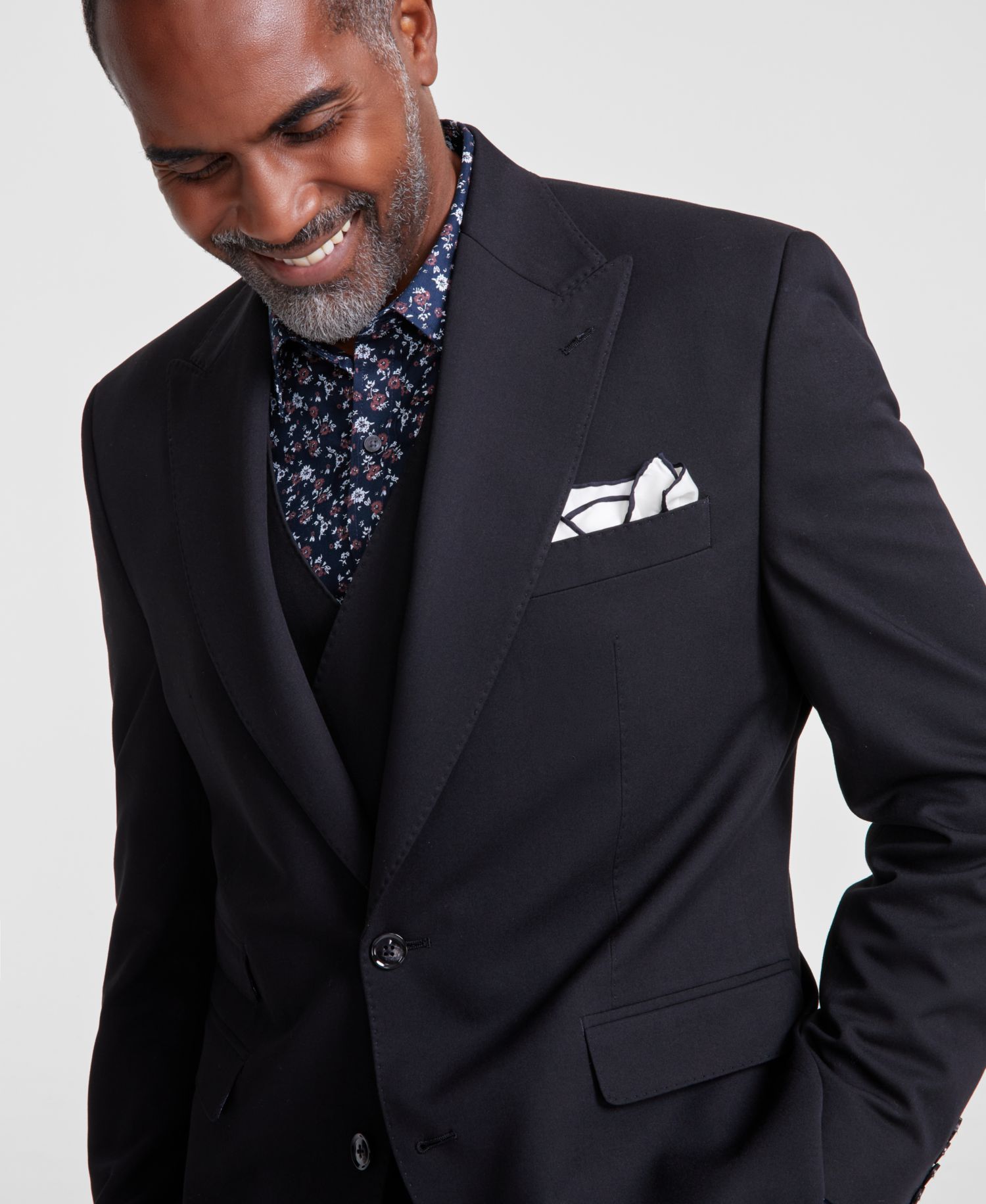Men's Classic-Fit Solid Suit Separates Jacket