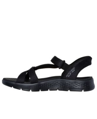 Women's Slip Ins- GO WALK Flex SD - Illuminate Walking Sandals from Finish Line