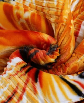 Printed Faux Mink Weighted Bed Blanket, 12 lbs, King