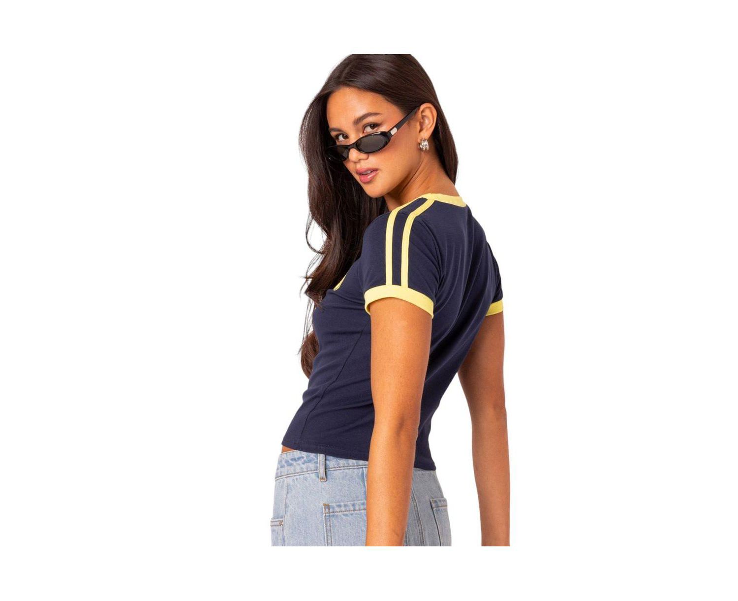 Women's Kassidy contrast T shirt