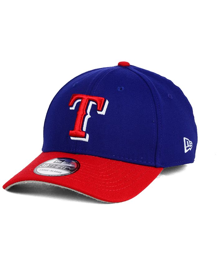 New Era Men's Texas Rangers White 39THIRTY Classic Stretch Fit Hat