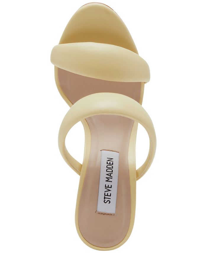 Steve Madden Women's Sudden Puffy Strappy Stiletto Dress Sandals - Macy's