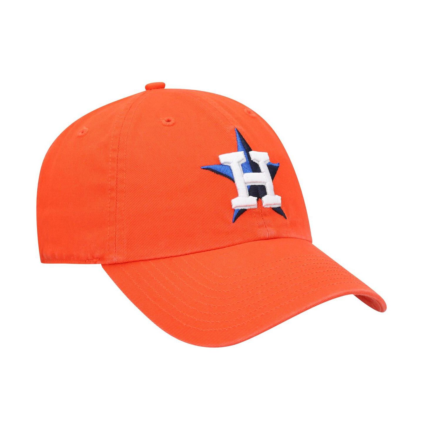 Мужская кепка '47 Brand Orange Houston Astros Clean Up Adjustable Hat — фото 2