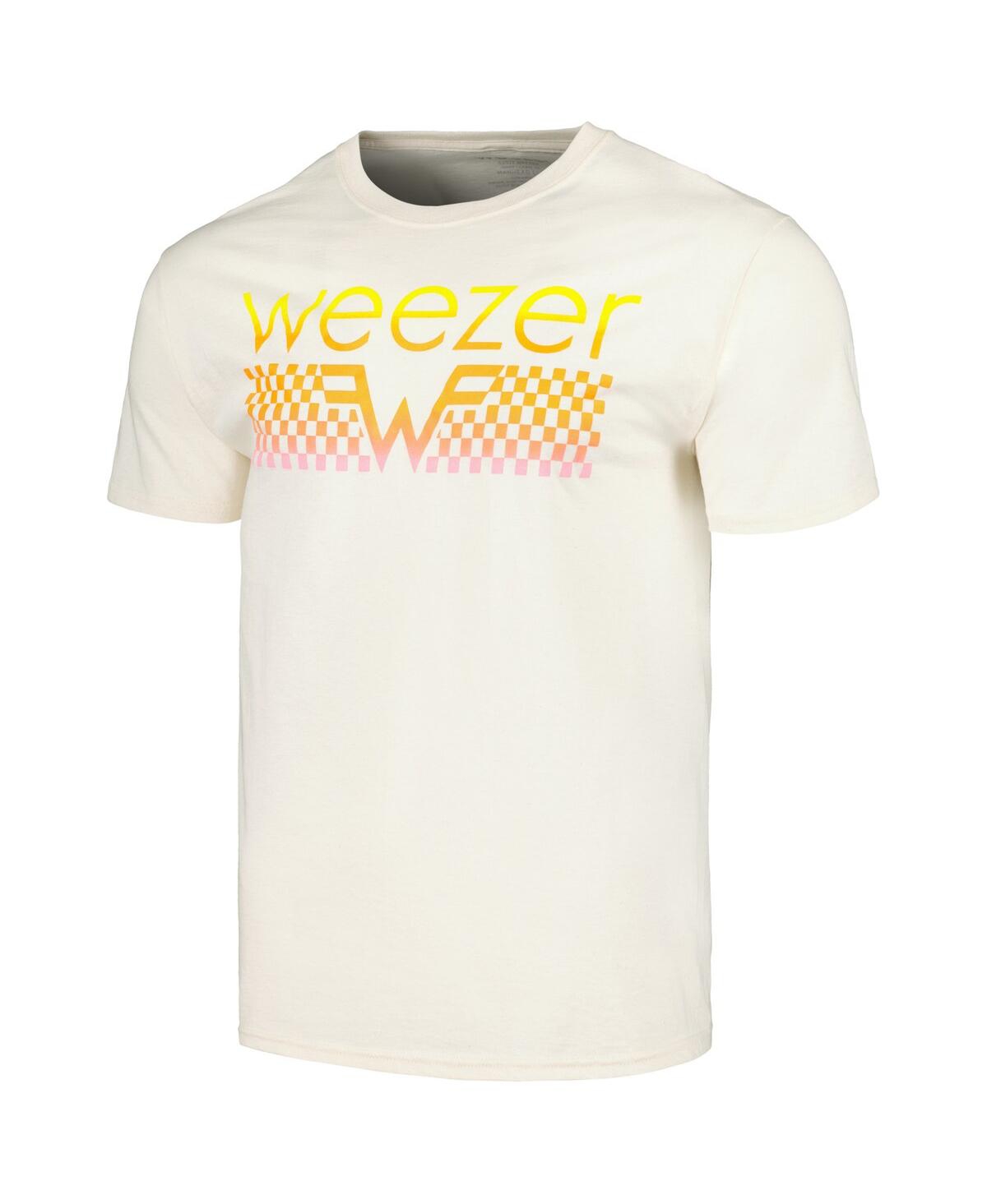 Shop Manhead Merch Men's Natural Weezer T-shirt