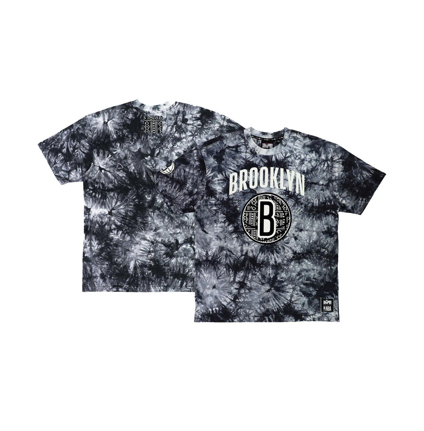Футболка Two Hype NBA x Black Brooklyn Nets Culture & Hoops Tie-Dye — фото 1