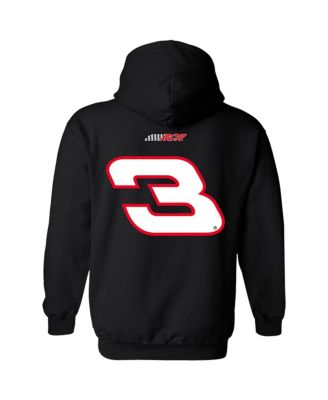 Men's Black Dale Earnhardt Goodwrench Service Plus Car Pullover Hoodie