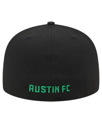 Men's White, Black Austin FC 2024 Kick Off Collection 59FIFTY Fitted Hat