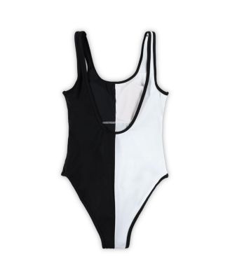 Women's Black Kansas City Chiefs Last Stand One-Piece Swimsuit