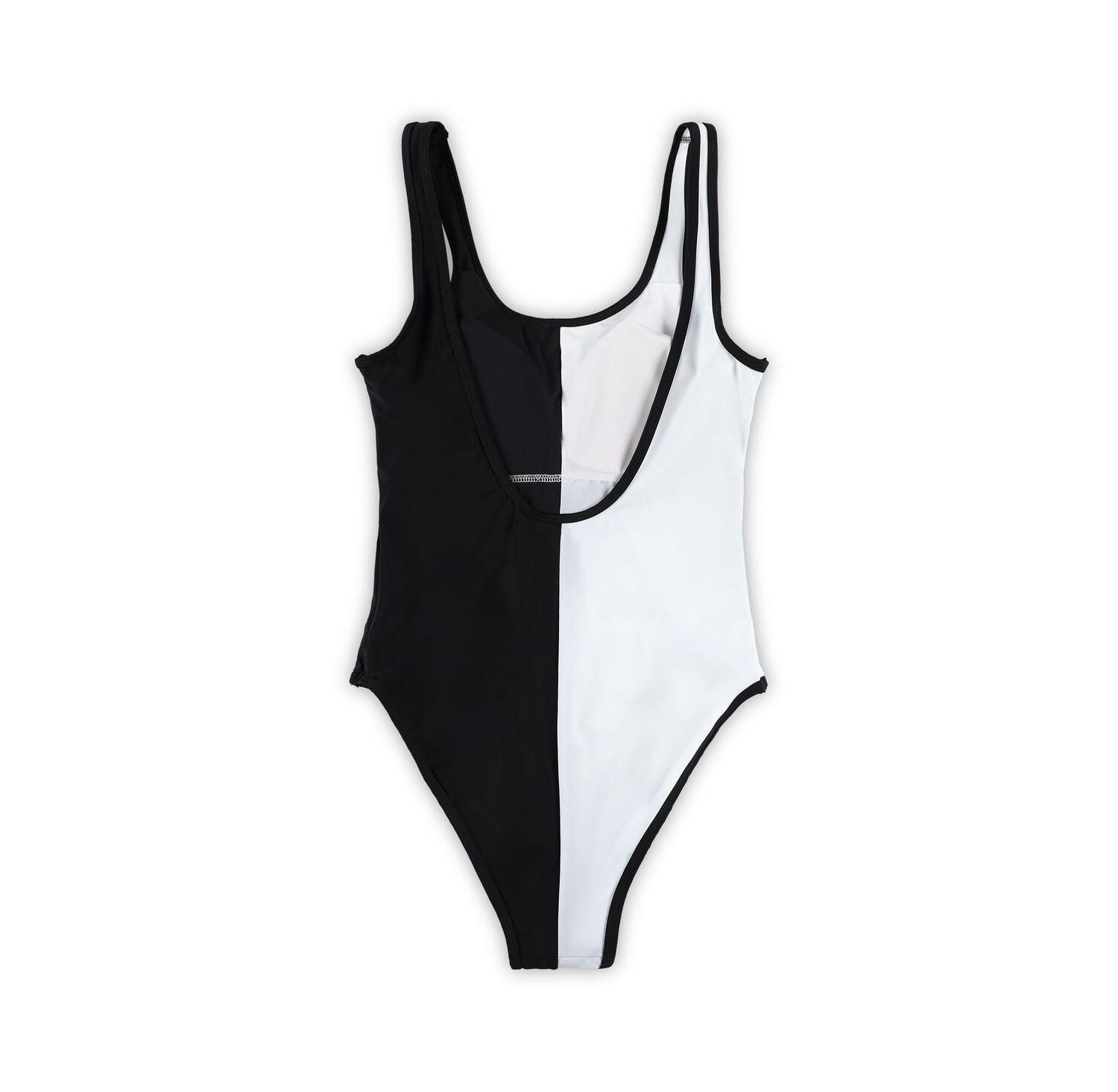 Women's Black Kansas City Chiefs Last Stand One-Piece Swimsuit