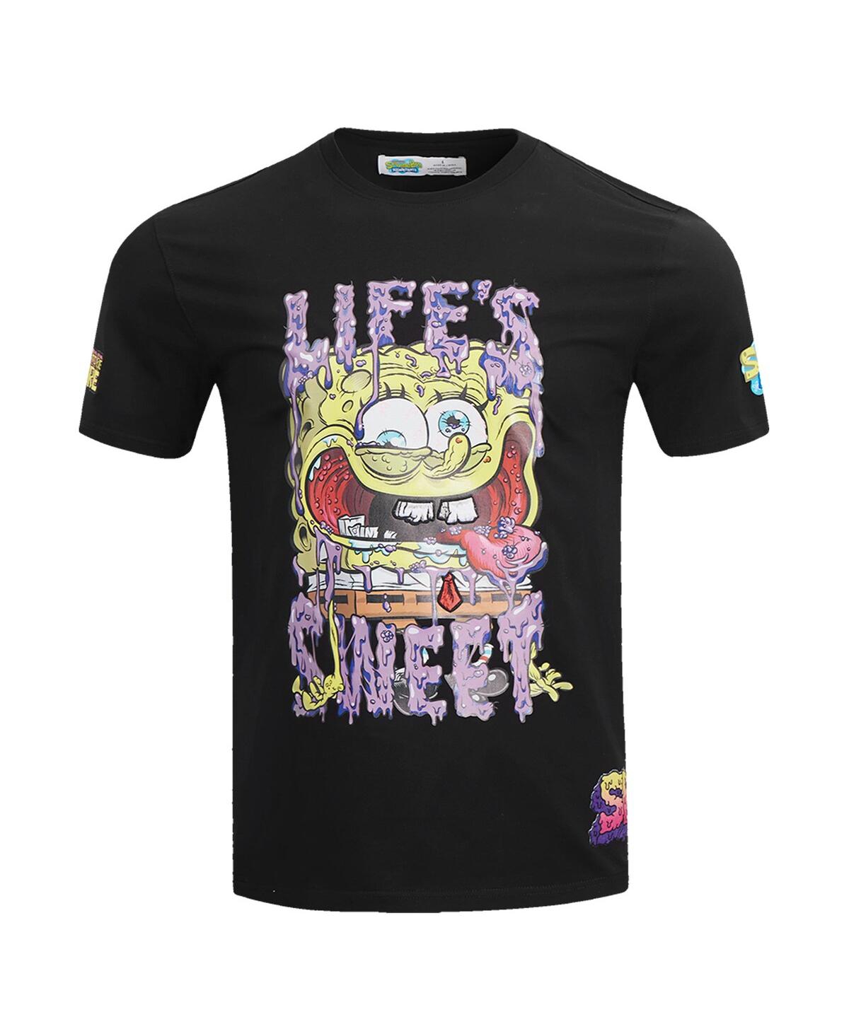 Shop Freeze Max Men's  Black Spongebob Squarepants Life's Sweet T-shirt