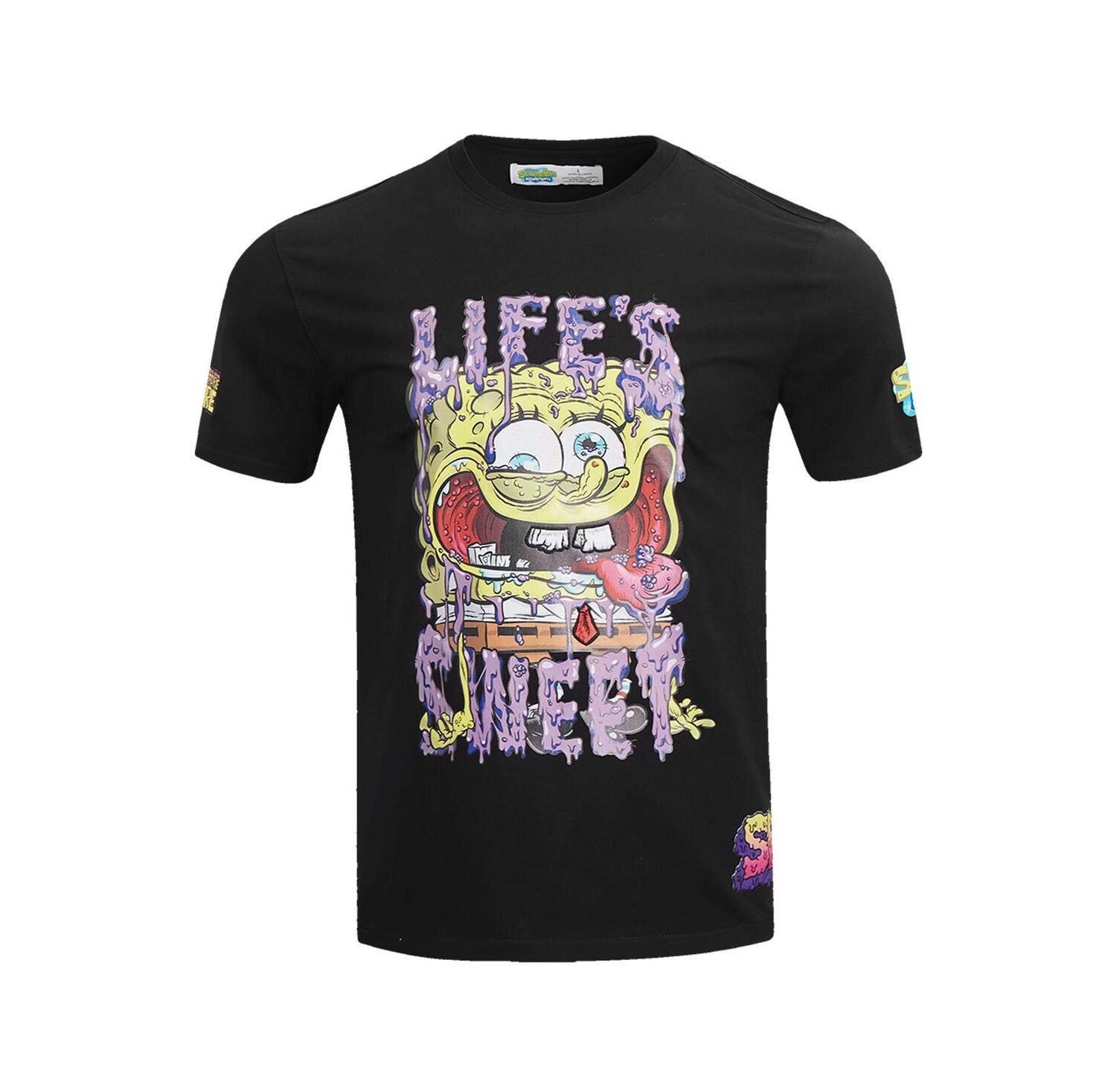 Men's Black SpongeBob SquarePants Life's Sweet T-shirt