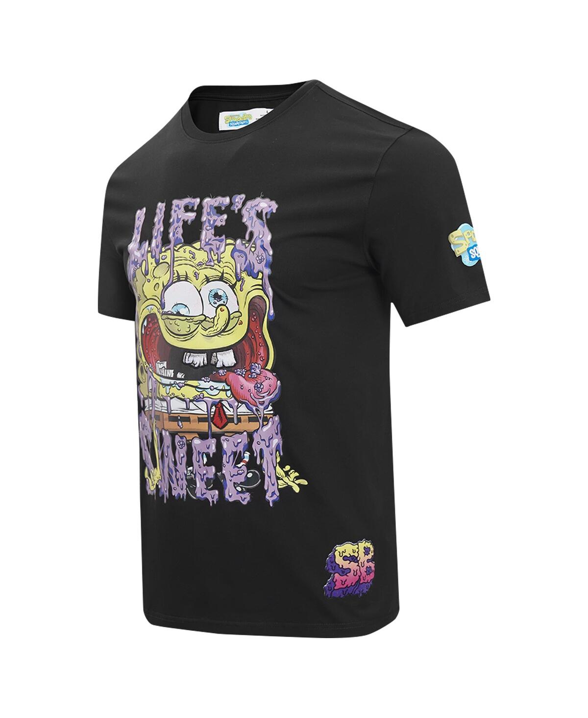 Shop Freeze Max Men's  Black Spongebob Squarepants Life's Sweet T-shirt
