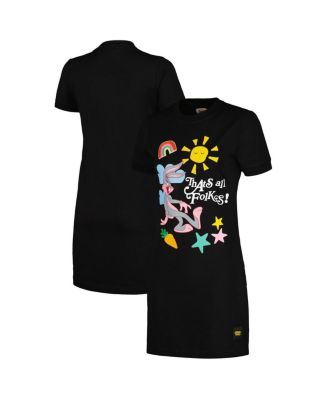 bugs bunny sequin shirt dress Gucci Black Embellished Bugs Bunny Cotton T-Shirt M Gucci