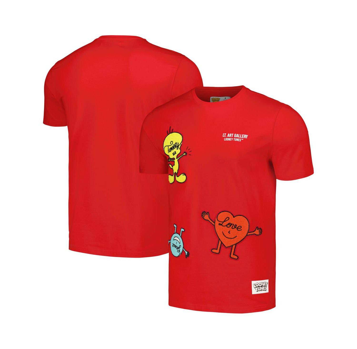 Men's and Women's Red Looney Tunes Positive Energy T-shirt
