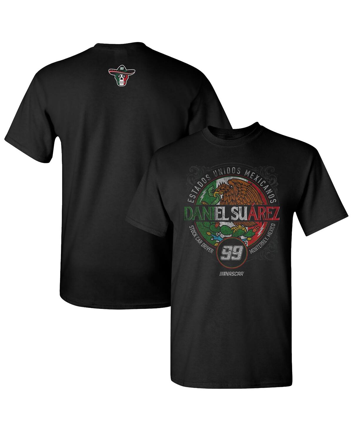 Shop Trackhouse Racing Team Collection Men's  Black Daniel Suarez Pancho T-shirt