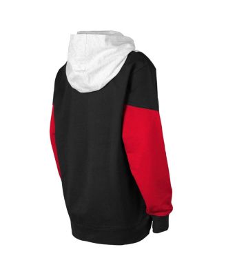 Big Boys Ash, Black Chicago Blackhawks Champion League Fleece Pullover Hoodie