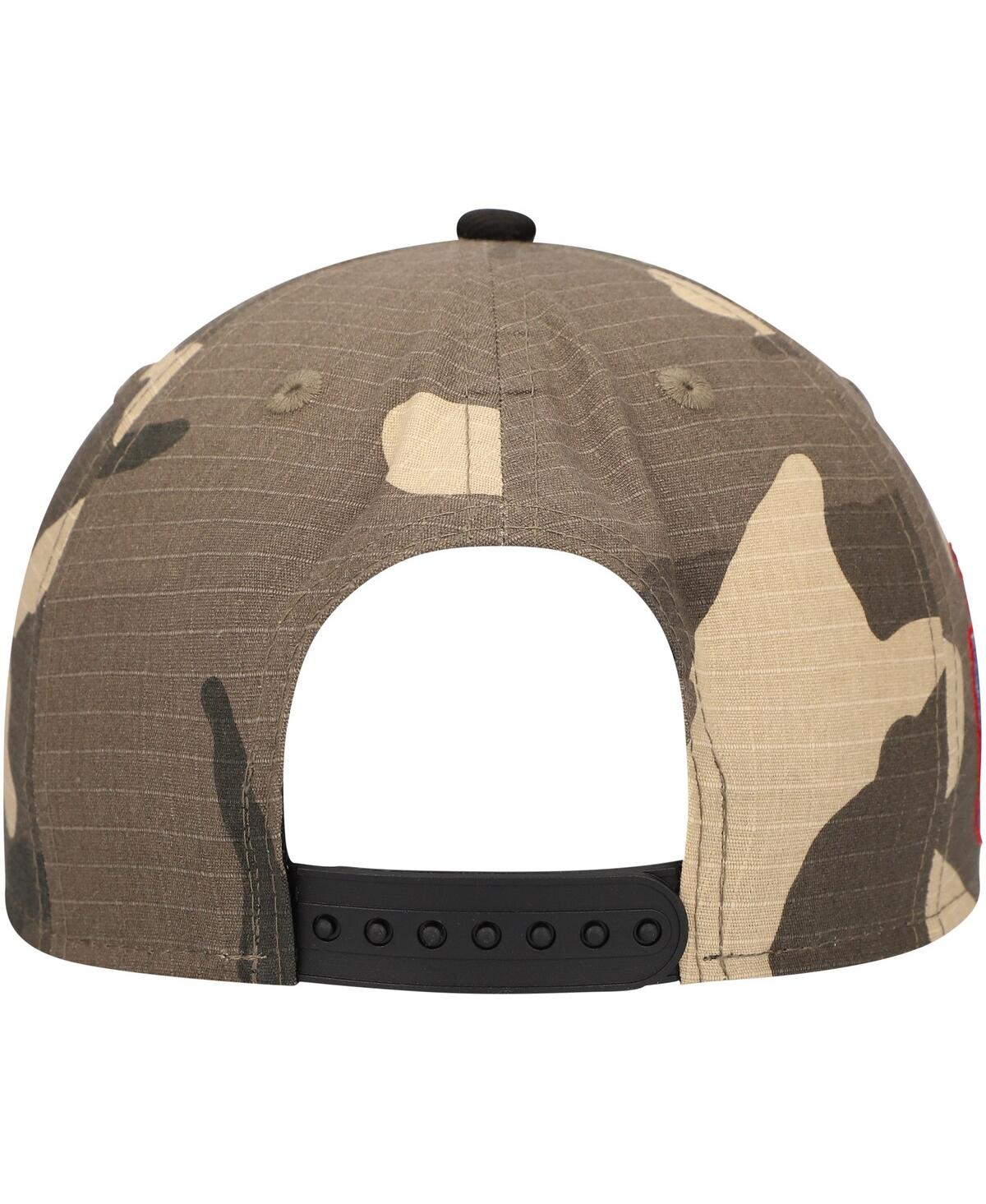 Shop New Era Men's  Pittsburgh Pirates Camo Crown A-frame 9forty Adjustable Hat