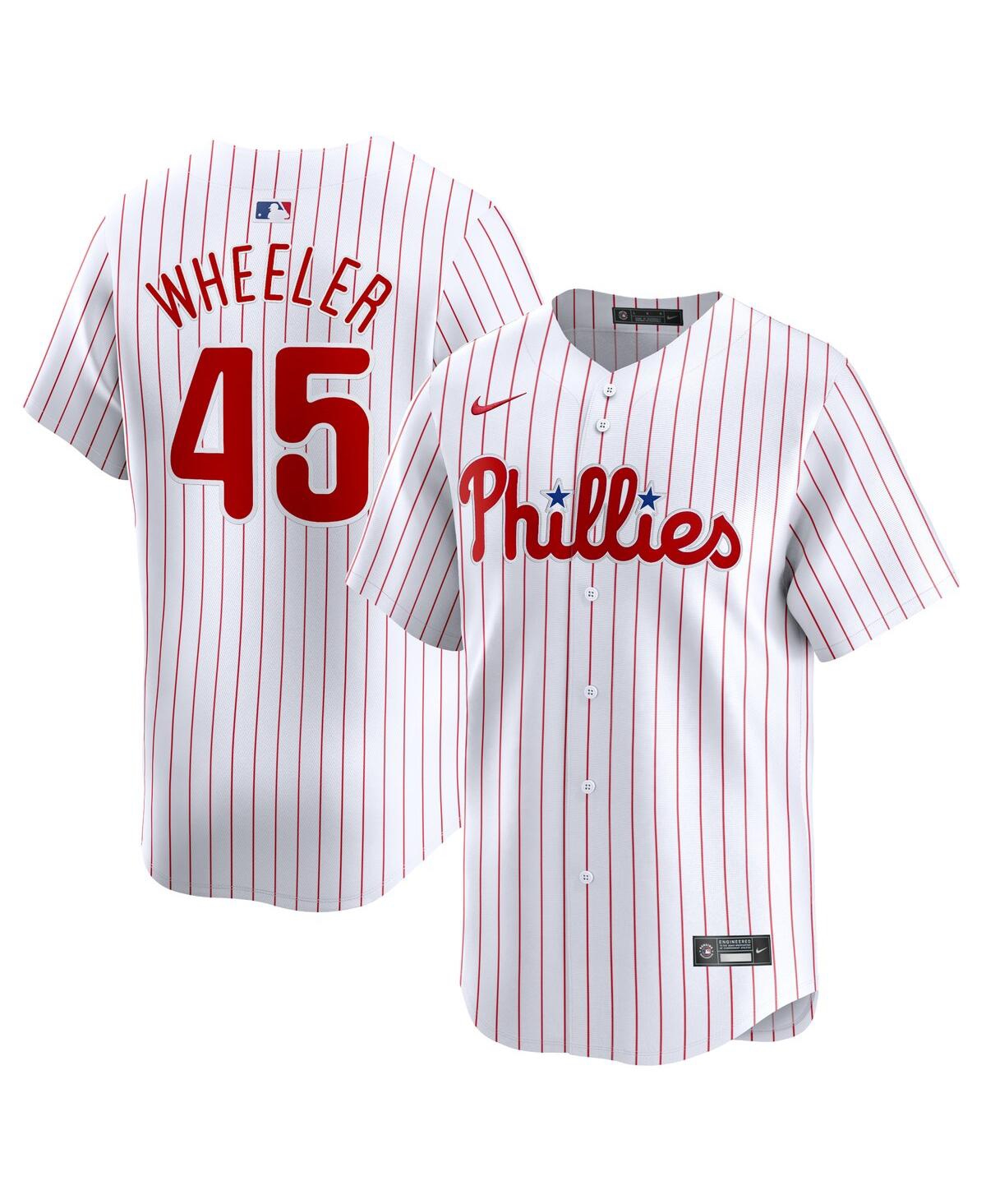 Men's Nike Zack WheelerPhiladelphia Phillies Home limited Player Jersey - White