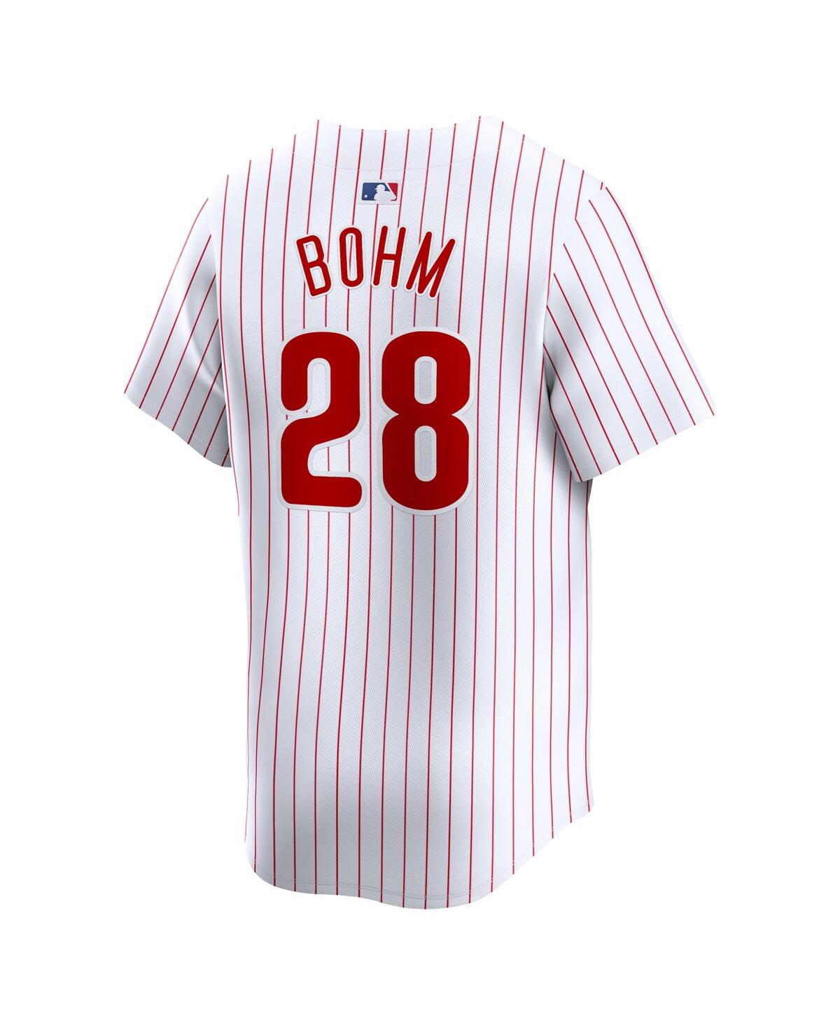 Men's Nike Alec BohmPhiladelphia Phillies Home limited Player Jersey - White