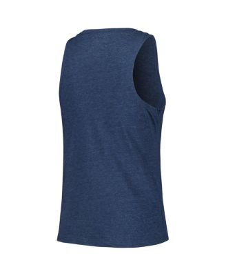 Women's Charcoal, Navy Atlanta Braves Meter Muscle Tank and Pants Sleep Set