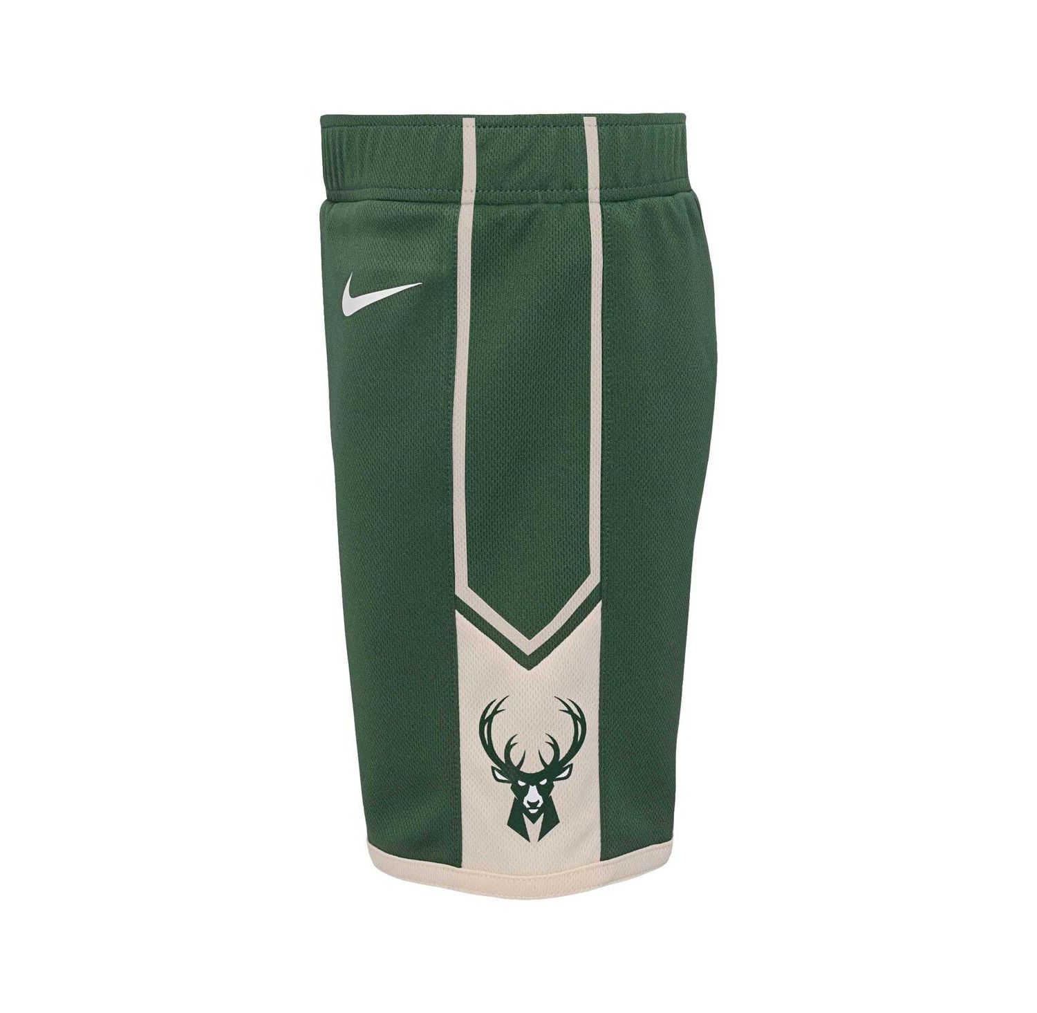 Little Boys and Girls Hunter Green Milwaukee Bucks Icon Replica jersey Shorts