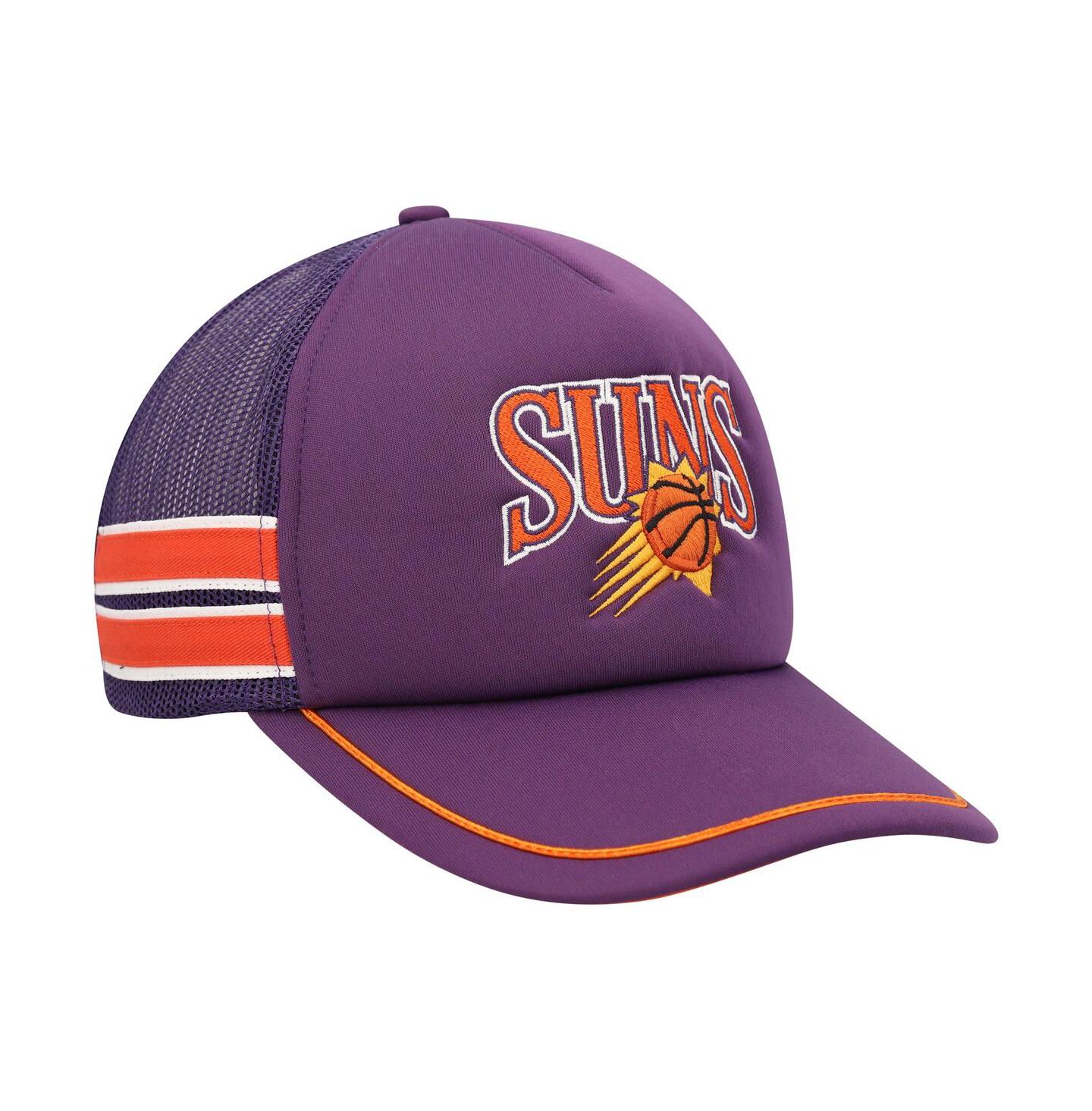 Мужская кепка '47 Brand Purple Phoenix Suns Sidebrand Stripes Trucker Adjustable Hat — фото 3