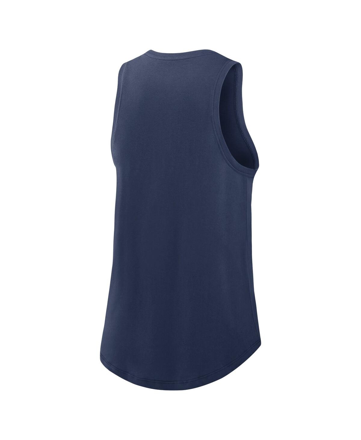 Nike Navy Minnesota Twins Legacy Icon High Neck Fashion Tank Top In Navy