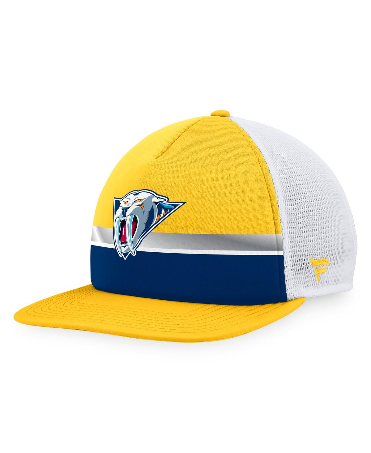 Shop Fanatics Men's  Gold Nashville Predators Special Edition Trucker Adjustable Hat