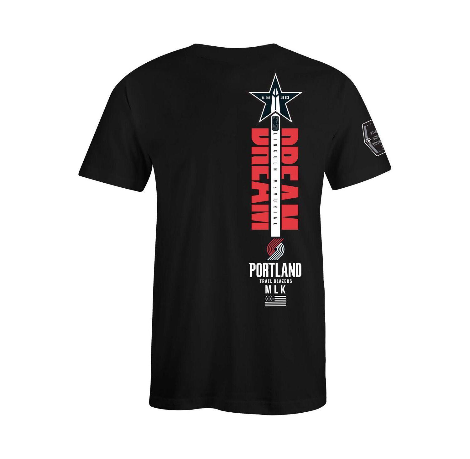 Men's and Women's x Black History Collection Black Portland Trail Blazers T-shirt