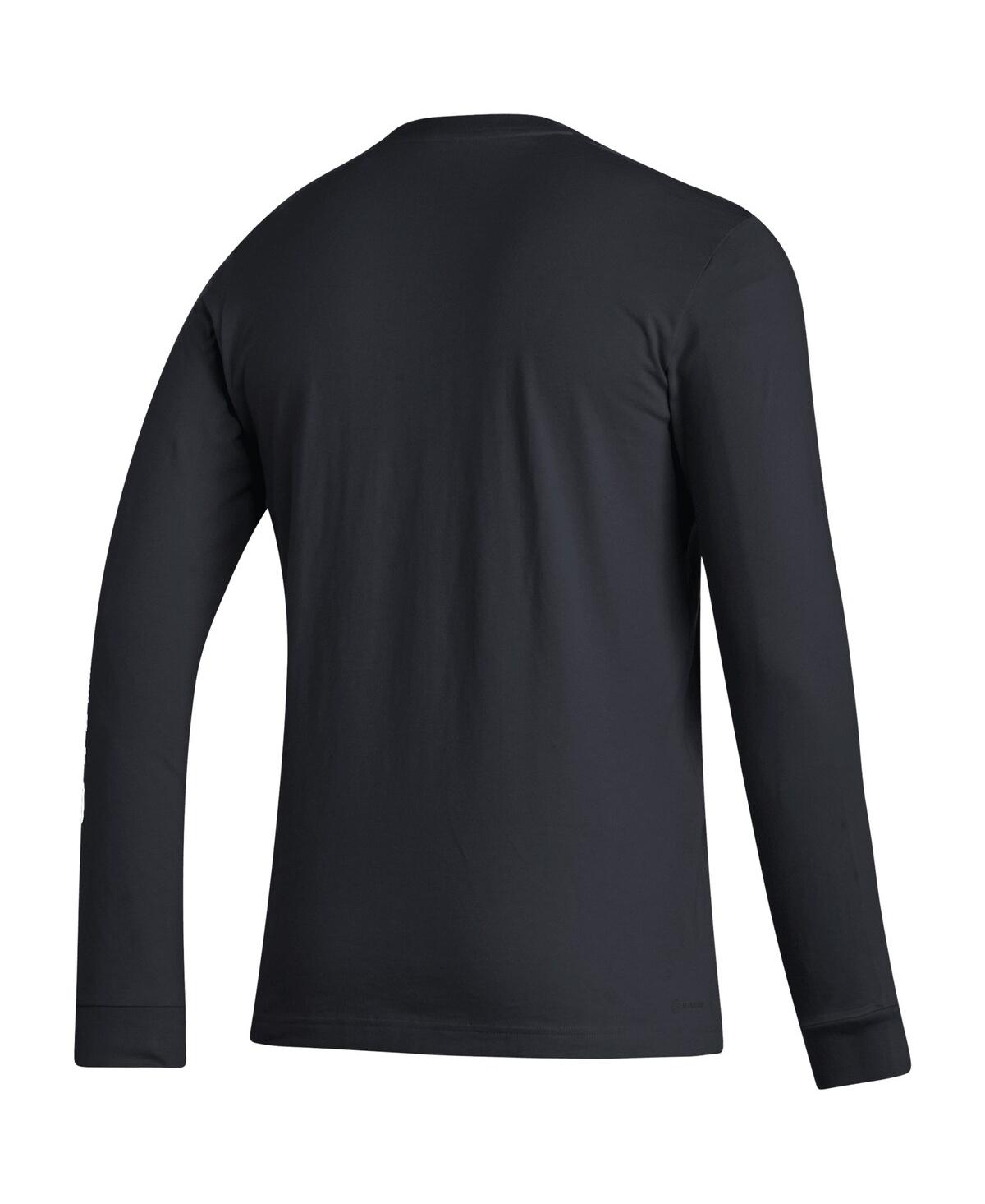 Men's adidasJuventus Team Crest Long Sleeve T-shirt - Black
